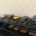 686119-5 Collection models of Volvo cars approx. 30 pcs incl stand