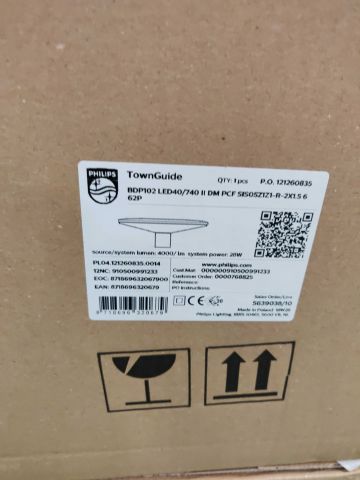 708890-3 Parking luminaire Philips BDP102 GRN40 / 740 (4 pcs)