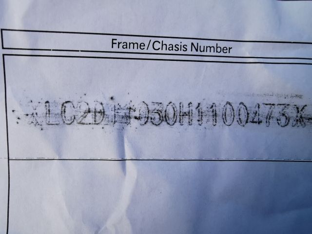 709238-22 :U moped KYMCO LIKE 50 -17 (YWN629)