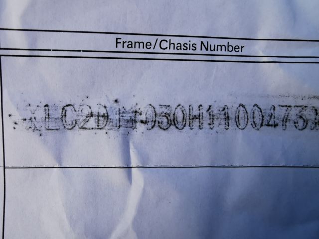 709238-23 :U moped KYMCO LIKE 50 -17 (YWN629)