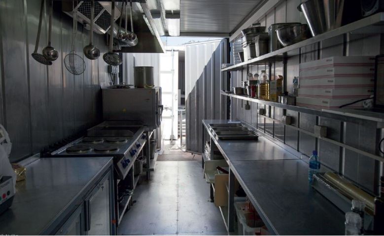 699164-1 Isolerad kökscontainer 40" med full köksutrustning från Electrolux