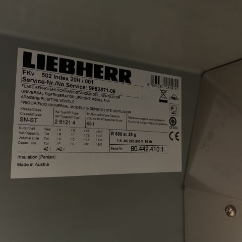 702302-4 Glaskyl Liebherr FKv 502