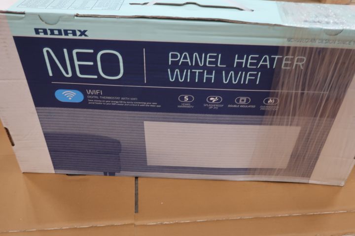 709885-1 Radiator with Wifi ADAX Neo H 06 KWT White 230V 600W (2 pcs)