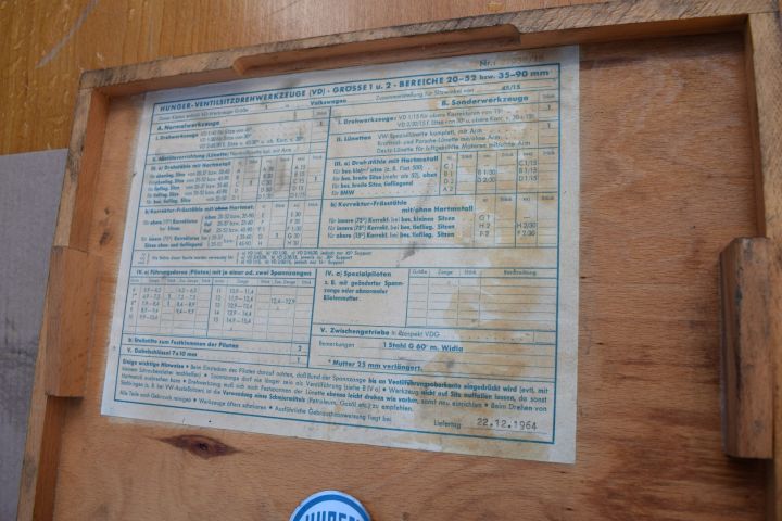 633348-9 Valve seat lathe Hunger