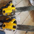 633371-2 2 pcs Partner chainsaws, older