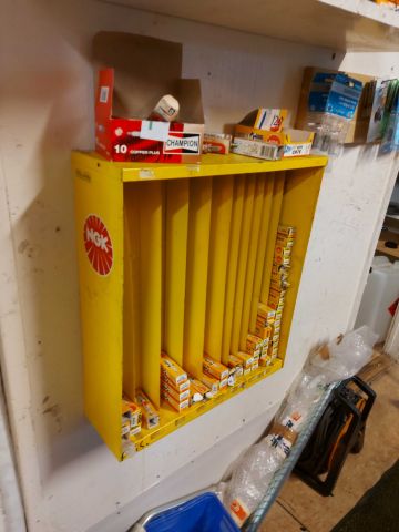 703552-2 Spark plug shelf NGK with contents