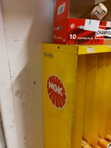 703552-3 Spark plug shelf NGK with contents