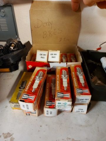 703552-8 Spark plug shelf NGK with contents