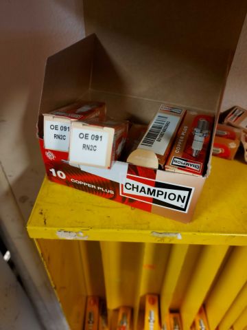 703552-10 Spark plug shelf NGK with contents