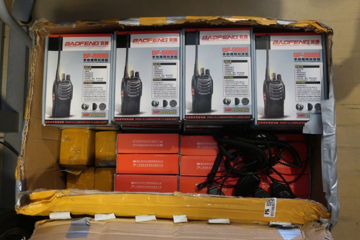 691180-1 Lot of WalkieTalkies with accessories, BAOFENG BF-888S, approx. 35 pcs