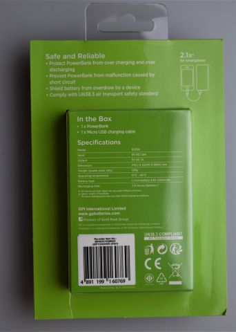 684940-3 PowerBank 5200 mAh (New in box) x 2 - GP Batteries