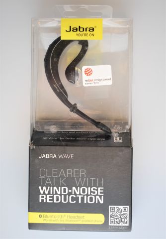 684958-1 Wireless Bluetooth Headset Black (New in box) - Jabra Wave