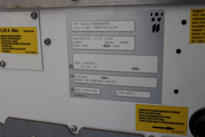 658861-2 Electrolux Wascator W160