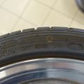 709856-6 4 tires on rim 215 / 40R17
