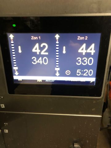 711112-9 Demougn Sveba Dahlen tunnel pizza oven. Extremely little used