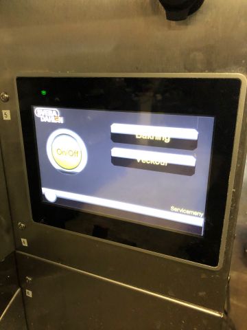 711112-13 Demougn Sveba Dahlen tunnel pizza oven. Extremely little used