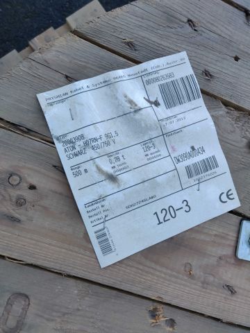 708972-5 Electrical cable VSB ATON 9G1.5 H07RN-F, 500m