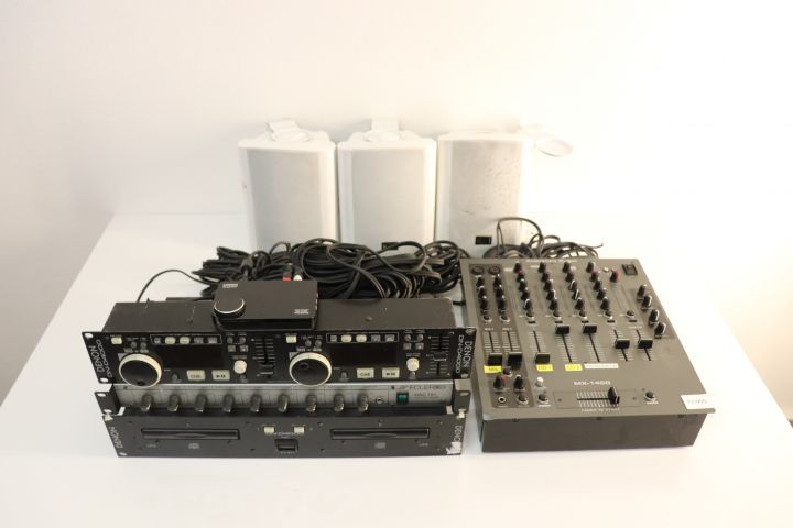 669700-2 Sound system Denon DN-D4000 mixer MX-1400