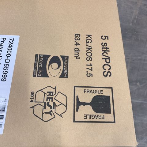 713159-4 5 WC seats Pressalit 724