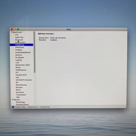 661747-10 Apple iMac Retina 5K 27 "Desktop (Late 2015) (3.2GHz / 16GB / 250GB)