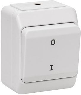 50 pcs Switch 2-pole IP44 white, Pollmann - PS Auction - We value the ...