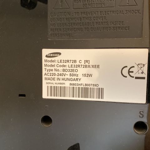 661765-3 LCD-TV Samsung 32"  LE32R72B