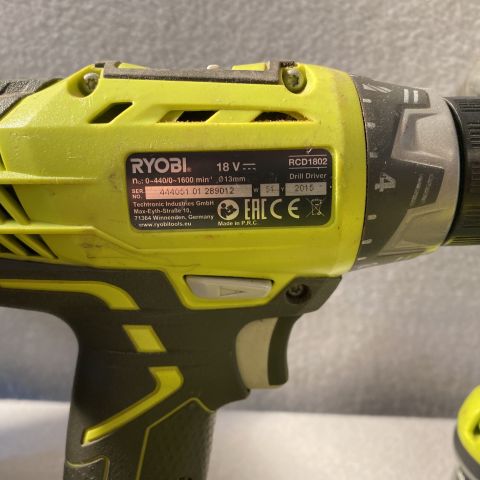 661778-3 Battery-powered hand tools Ryobii