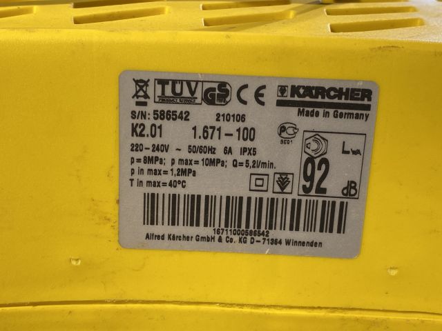 661817-5 High pressure washer Kärcher K2.01 with accessories