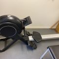 661859-2 Rowing machine Casall R600 and floor fan
