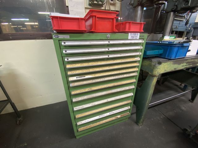 709723-1 Workshop cabinet LISTA with reamers, drill