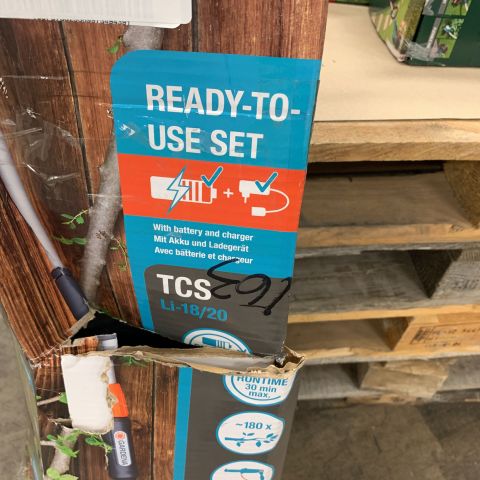 714489-3 Jigsaw Gardena TCS Li-18/20 telescopic, with battery