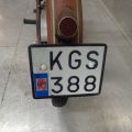 618415-8 Veteran Motorcycle MONARK-JB M / 77 -1952 Reg: KGS388