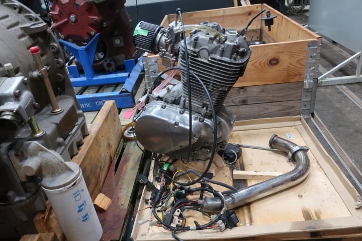 691332-1 Motorcycle engine Suzuki 652cm³