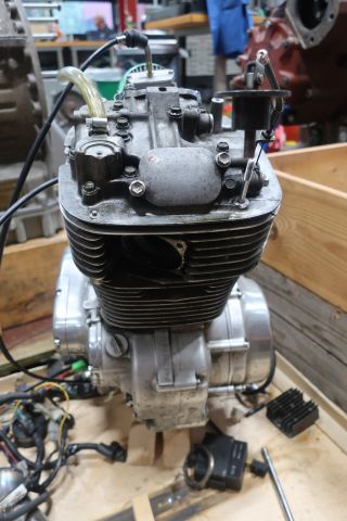 691332-4 Motorcycle engine Suzuki 652cm³