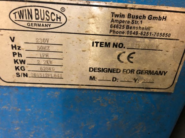 714828-4 Twin pillar lift Twin Busch 4200kg - 2015