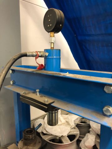 714829-2 Workshop press from Twin Busch 20ton