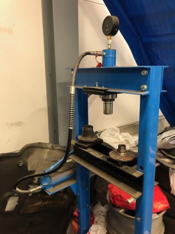 714829-3 Workshop press from Twin Busch 20ton