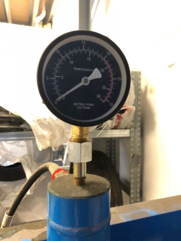 714829-7 Workshop press from Twin Busch 20ton