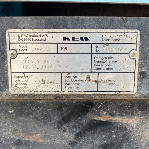 704461-7 Hot water washer KEW 38A2VA