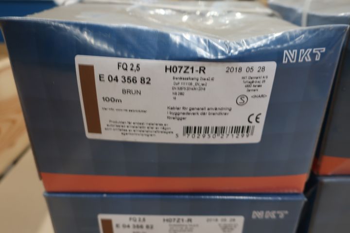 714729-2 Installationskabel H07Z1-R FQ 2,5