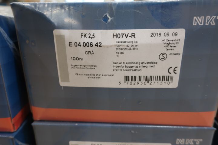 714729-3 Installationskabel H07Z1-R FQ 2,5