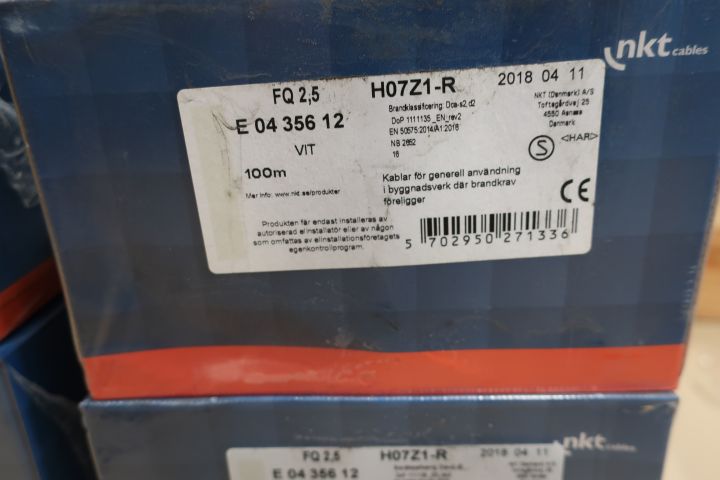 714729-4 Installationskabel H07Z1-R FQ 2,5