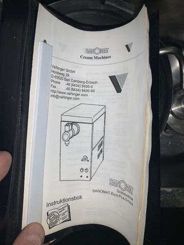 702351-6 Cream blower Vaihinger Sanomat Euro-Plus, 5L