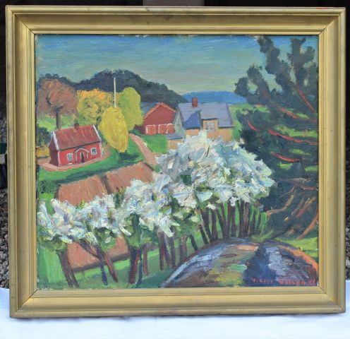 714037-1 Oil painting - Viktor Olsson (Not authenticated)