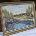 714039-8 3pcs Oil painting - HD Stenström (Not authenticated)