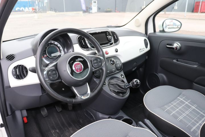 714872-11 Fiat 500 1.2 Lounge 69hp Panorama Roof -16 (YDT334)