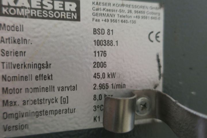 715194-4 Kaeser BSD 81 compressor