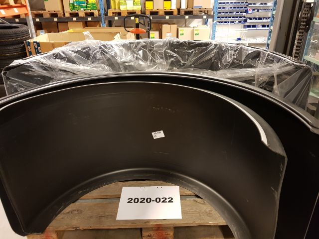 717159-1 Mudguards Greenflex incl. mounting kits, 8 pieces