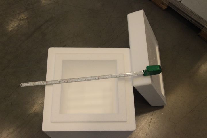 717026-5 A pallet of Styrofoam boxes