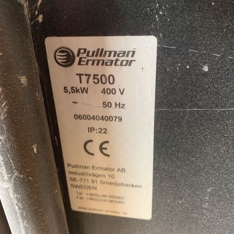 701564-4 Dust collector Pullman Ermator T7500